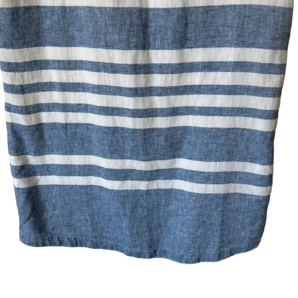 Beachlunchlounge Jaylene sleeveless Shift Dress Coastal Casual Summer Nautical - Picture 8 of 11